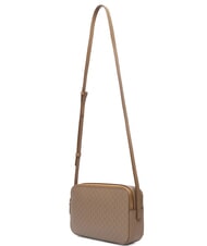 CALVIN KLEIN COATED EMBLEM Mini sac bandouli&egrave;re taupe d&eacute;sert aop - Sacs pour Femme - 3