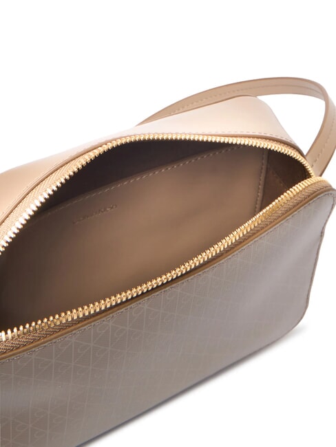 COATED EMBLEM Mini sac bandouli&egrave;re taupe d&eacute;sert aop - Sacs pour Femme