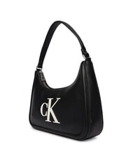 CALVIN KLEIN BOLD MONOGRAM Sac &agrave; bandouli&egrave;re noir et blanc - Sacs pour Femme - 3