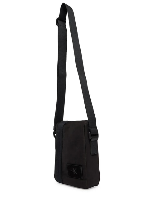 UTILITY CANVAS sac bandouli&egrave;re sur noir - Sacs en Bandouli&egrave;res pour Homme