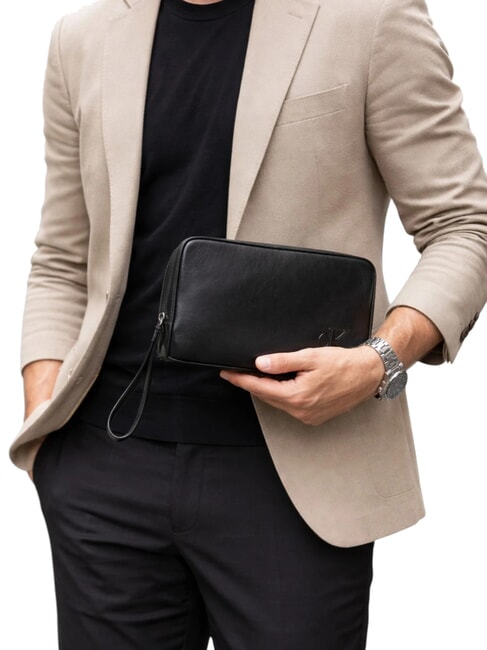 BOLD MONOGRAM Pochette portefeuille sur noir - Portefeuilles Homme