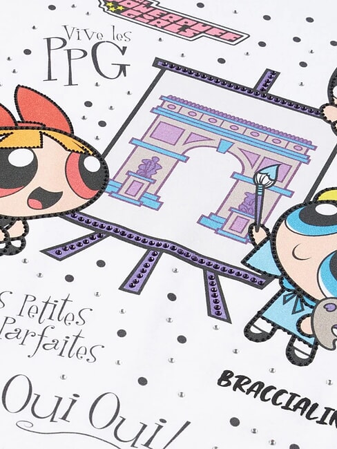 SUPERCHICCHE T-shirt &agrave; motifs, manches courtes blanc - T-shirt