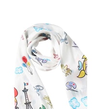 BRACCIALINI SUPERCHICCHE Foulard blanc - &Eacute;charpes - 3