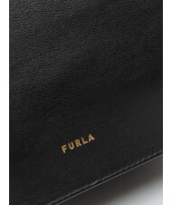 FURLA CAMPIONARIO - NUVOLA  Sac &agrave; main avec bandouli&egrave;re Noir - Sacs pour Femme - 4