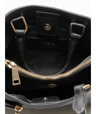 FURLA CAMPIONARIO - NUVOLA  Sac &agrave; main avec bandouli&egrave;re Noir - Sacs pour Femme - 5