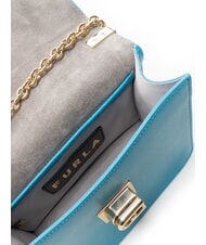 FURLA CAMPIONARIO - 1927  Mini sac bandouli&egrave;re turquoise - Sacs pour Femme - 5