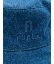FURLA CAMPIONARIO - VARSITY  Chapeau en toile denim - Bonnets - 3