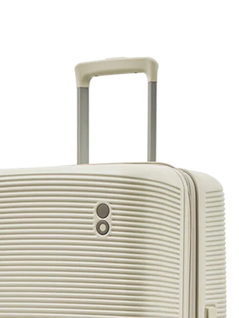 ULTIMA Chariot rigide de taille moyenne, extensible beige - Valises Rigides