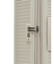 ECHOLAC ULTIMA Chariot rigide de taille moyenne, extensible beige - Valises Rigides - 8