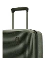 ECHOLAC ULTIMA Chariot rigide de taille moyenne, extensible olive fonc&eacute; - Valises Rigides - 7