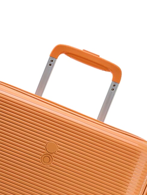 FORZA Chariot &agrave; bagages &agrave; main extensible abricot &eacute;cras&eacute; - Valises cabine