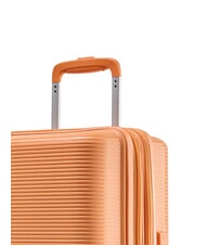 ECHOLAC FORZA Chariot &agrave; bagages &agrave; main extensible abricot &eacute;cras&eacute; - Valises cabine - 7