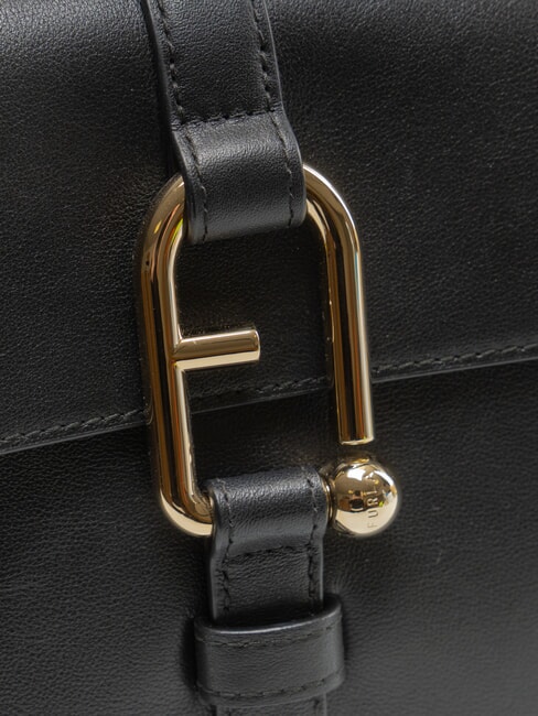 CAMPIONARIO - NUVOLA sac bandouli&egrave;re Noir - Sacs pour Femme