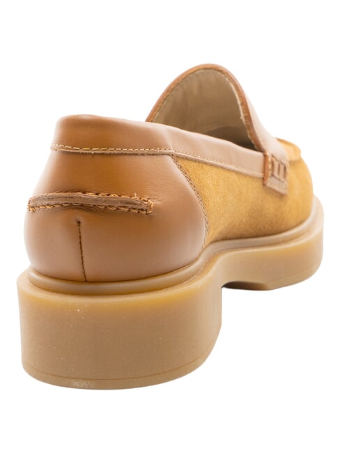 CAMPIONARIO - SFERA  mocassins en cuir base de brandy et de miel - Chaussures Femme