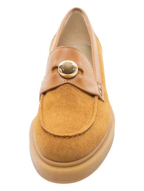 CAMPIONARIO - SFERA  mocassins en cuir base de brandy et de miel - Chaussures Femme