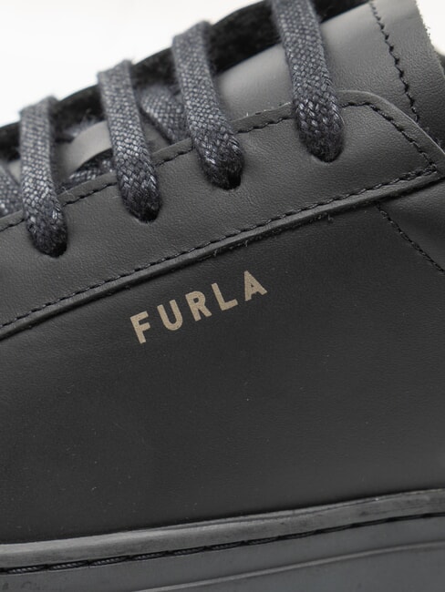 NICE  Baskets en cuir Noir - Chaussures Femme