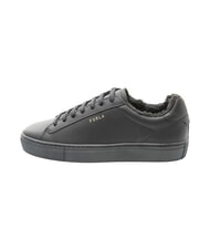 FURLA NICE  Baskets en cuir Noir - Chaussures Femme - 4