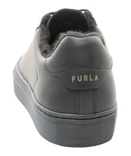 FURLA NICE  Baskets en cuir Noir - Chaussures Femme - 5