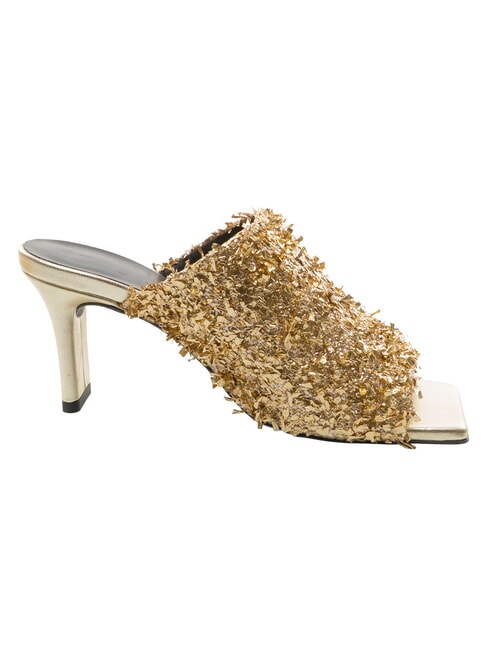 CAMPIONARIO - DIAMANTE  Sandales &agrave; strass couleur or + couleur or clair - Chaussures Femme