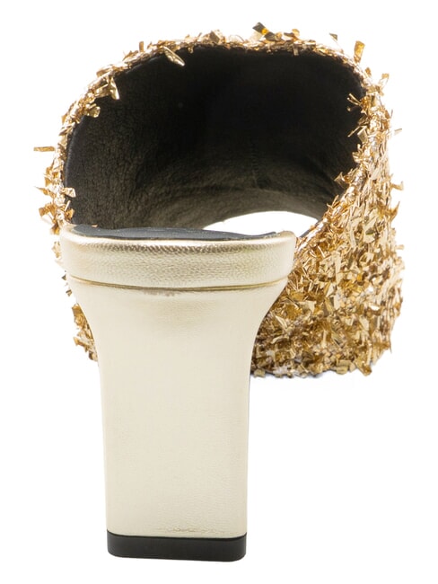 CAMPIONARIO - DIAMANTE  Sandales &agrave; strass couleur or + couleur or clair - Chaussures Femme