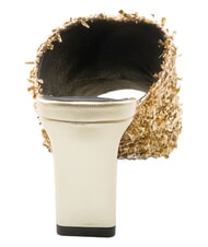 FURLA CAMPIONARIO - DIAMANTE  Sandales &agrave; strass couleur or + couleur or clair - Chaussures Femme - 3