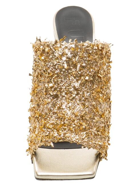 CAMPIONARIO - DIAMANTE  Sandales &agrave; strass couleur or + couleur or clair - Chaussures Femme