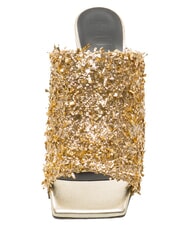 FURLA CAMPIONARIO - DIAMANTE  Sandales &agrave; strass couleur or + couleur or clair - Chaussures Femme - 4