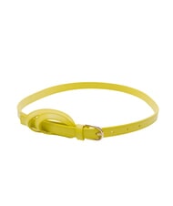 FURLA SFERA Ceinture en cuir, pour femme jaune de c&egrave;dre - Ceintures - 2