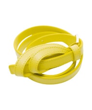FURLA CAMPIONARIO - SFERA  Ceinture en cuir, pour femme jaune de c&egrave;dre - Ceintures - 3