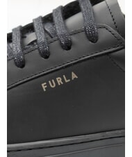 FURLA CAMPIONARIO - NICE  Baskets en cuir Noir - Chaussures Femme - 3