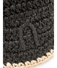 FURLA CAMPIONARIO - GIOVE  Chapeau en nylon noir+naturel - Bonnets - 2