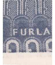 FURLA CAMPIONARIO - NET  &eacute;tole en laine tons denim - &Eacute;charpes - 2
