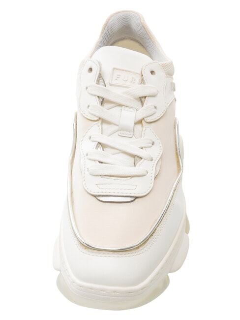 WONDERLACE UP Baskets pour femmes poudre de talc couleur argent - Chaussures Femme