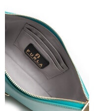 FURLA DIAMANTE Mini sac bandouli&egrave;re &eacute;meraude - Sacs pour Femme - 4