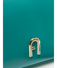 FURLA CAMPIONARIO - DIAMANTE Mini sac bandouli&egrave;re &eacute;meraude - Sacs pour Femme - 5