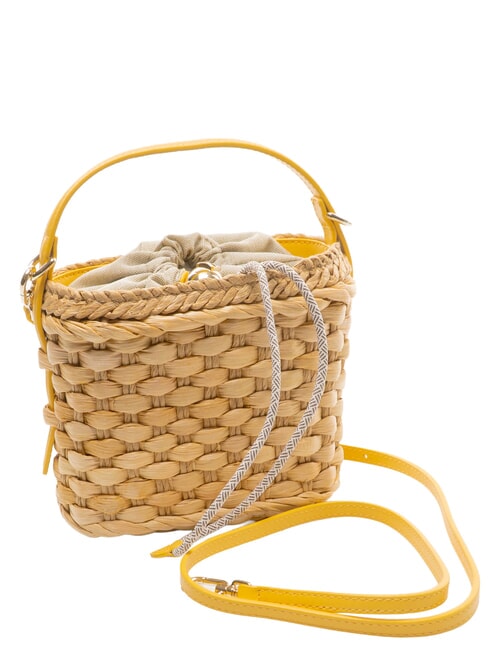 CAMPIONARIO - VIOLETTA  Mini sac &agrave; main avec bandouli&egrave;re cr&egrave;me naturelle - Sacs pour Femme