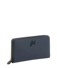 GABS GMONEY17 Grand portefeuille zipp&eacute; en cuir encre bleue - Portefeuilles Femme - 3