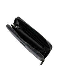 GABS GMONEY17 Grand portefeuille zipp&eacute; en cuir encre bleue - Portefeuilles Femme - 4