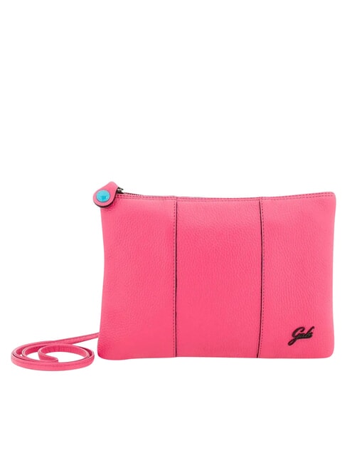 BEYONCE Pochette en cuir de taille moyenne avec bandouli&egrave;re b&eacute;gonia - Sacs pour Femme