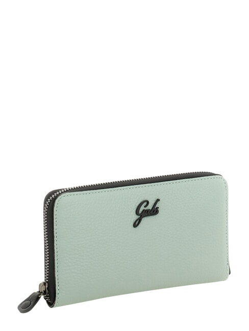 GMONEY17 Grand portefeuille zipp&eacute; en cuir lac - Portefeuilles Femme