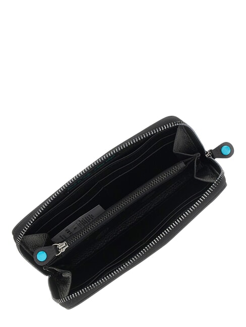 GMONEY17 Grand portefeuille zipp&eacute; en cuir lac - Portefeuilles Femme