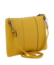 GABS BEYONCE Pochette en cuir de taille moyenne avec bandouli&egrave;re Miel - Sacs pour Femme - 2