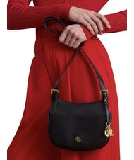 RALPH LAUREN MARCY Mini sac bandouli&egrave;re noir2 - Sacs pour Femme - 2