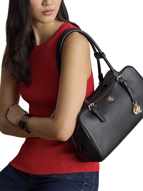 MARCY Sac bandouli&egrave;re en cuir noir2 - Sacs pour Femme