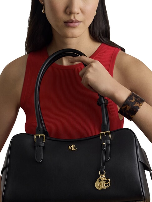 MARCY Sac bandouli&egrave;re en cuir noir2 - Sacs pour Femme