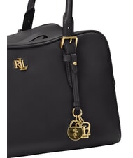 RALPH LAUREN MARCY Sac bandouli&egrave;re en cuir noir2 - Sacs pour Femme - 7