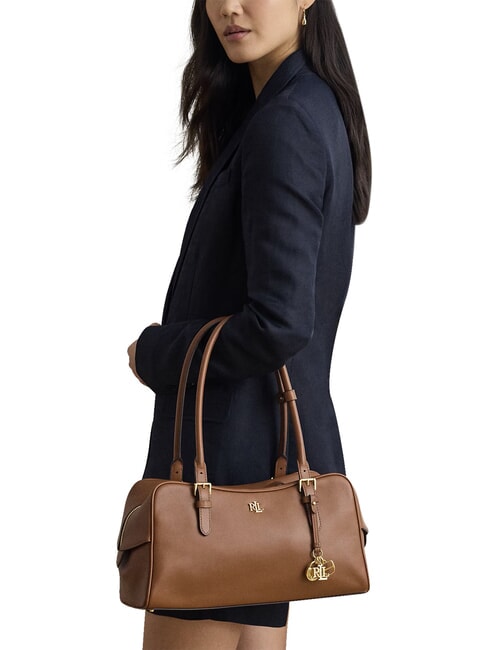 MARCY Sac bandouli&egrave;re en cuir lauren tan1 - Sacs pour Femme