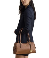 RALPH LAUREN MARCY Sac bandouli&egrave;re en cuir lauren tan1 - Sacs pour Femme - 2