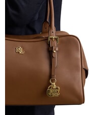 RALPH LAUREN MARCY Sac bandouli&egrave;re en cuir lauren tan1 - Sacs pour Femme - 3