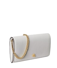 RALPH LAUREN ADAIR 2 Portefeuille avec bandouli&egrave;re cha&icirc;ne blanc doux - Portefeuilles Femme - 4